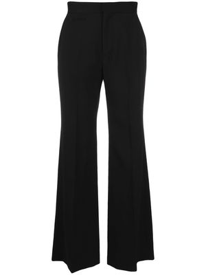 AMBUSH high-waist slim flared trousers - Black