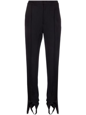 AMBUSH high-waisted stirrup trousers - Black
