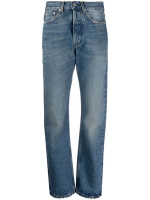 AMBUSH high-waisted straight-leg jeans - Blue