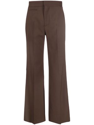 AMBUSH high-waisted trousers - Brown
