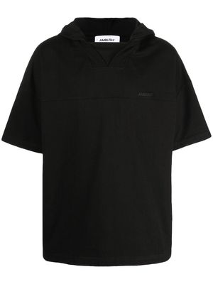 AMBUSH hooded short-sleeve T-shirt - Black