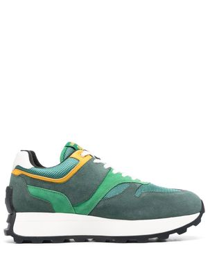 AMBUSH lace-up leather sneakers - Green