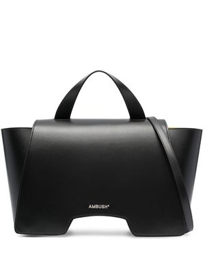 AMBUSH large A flap bag - Black