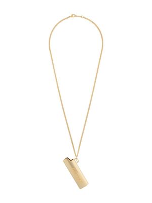 AMBUSH Lighter Case pendant necklace - 7676 GOLD GOLD