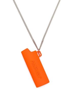 AMBUSH lighter pendant necklace - Orange