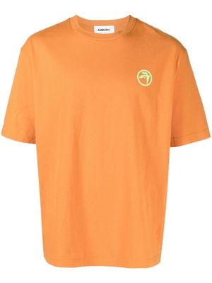 AMBUSH logo-print crew-neck T-shirt - Orange