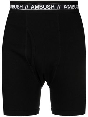 AMBUSH logo-waistband cotton boxers - Black