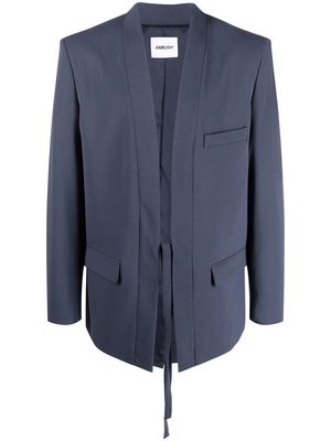 AMBUSH long-sleeve kimono blazer - Blue