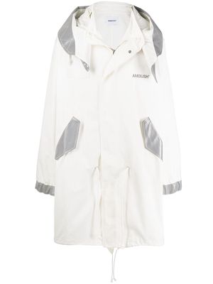 AMBUSH mod style parka coat - White