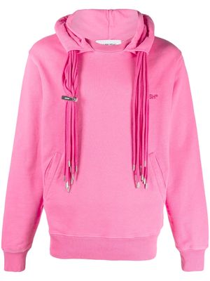 AMBUSH multi-cord drawstring hoodie - Pink