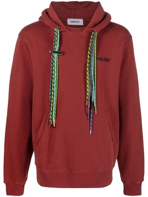 AMBUSH multi-cord hoodie - Red