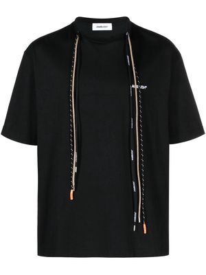 AMBUSH Multicord cotton T-shirt - Black