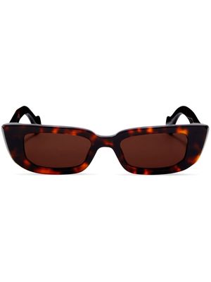 AMBUSH Nova rectangle-frame sunglasses - Brown