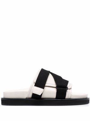 AMBUSH padded slip-on sandals - White