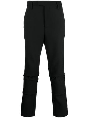 AMBUSH panelled slim-fit trousers - Black
