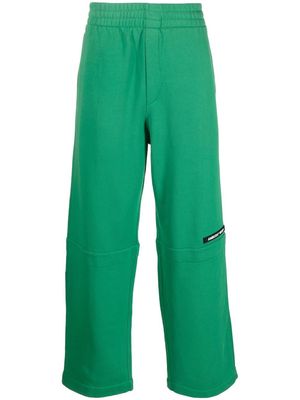 AMBUSH panelled straight-leg trousers - Green