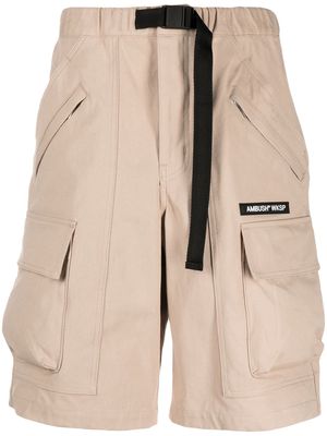 AMBUSH patch-pocket cargo shorts - Neutrals