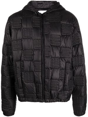 AMBUSH quilted hooded jacket - Black