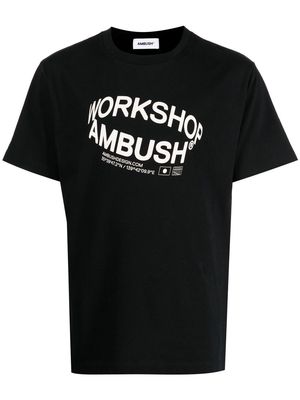 AMBUSH Revolve logo-print T-shirt - Black