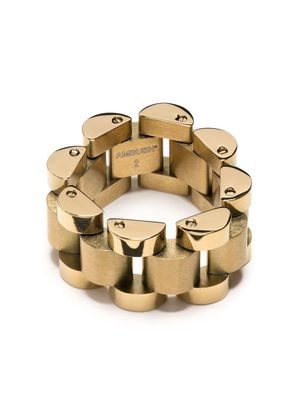 AMBUSH rollie-chain ring - Gold