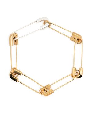 AMBUSH safety-pin bracelet - Gold
