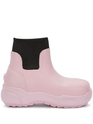 AMBUSH square-toe ankle boots - Pink