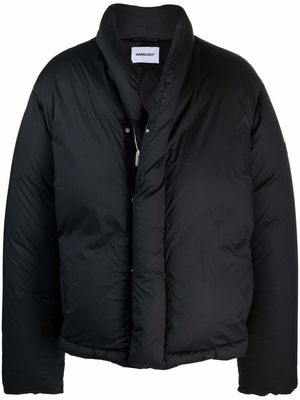 AMBUSH stand-up collar padded down jacket - Black