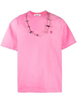 AMBUSH Stoppers toggle-detail T-shirt - Pink