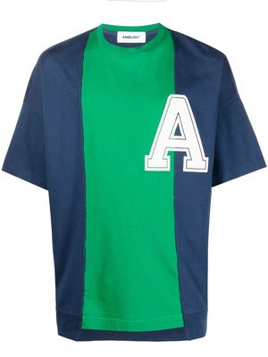 AMBUSH Varsity two-tone T-shirt - Blue