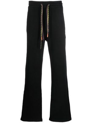 AMBUSH wide-leg organic-cotton track pants - Black