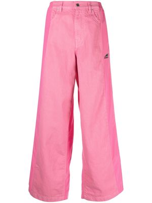 AMBUSH wide-leg panelled trousers - Pink