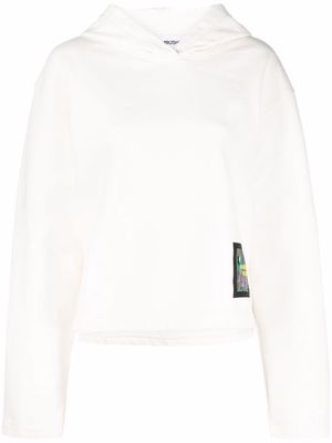 AMBUSH WKSP logo-print hoodie - White