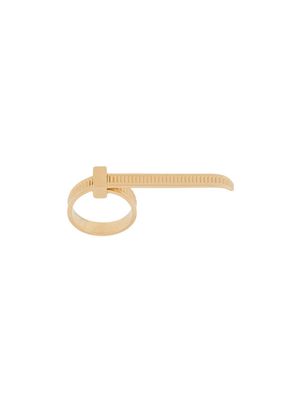 AMBUSH zip tie ring - Gold
