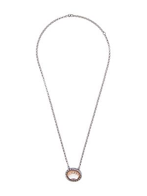 Amedeo 'Crown' necklace - Metallic