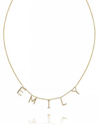 Amelia 14k Gold Initial Pendant Necklace