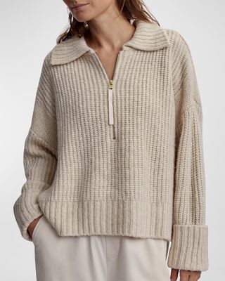 Amelia Half-Zip Knit Pullover