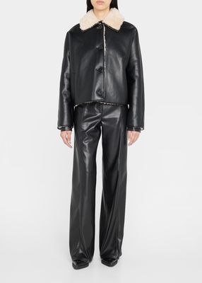 Amelie Faux Leather Jacket