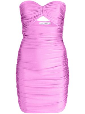 Amen cut-out-detailing draped minidress - Pink