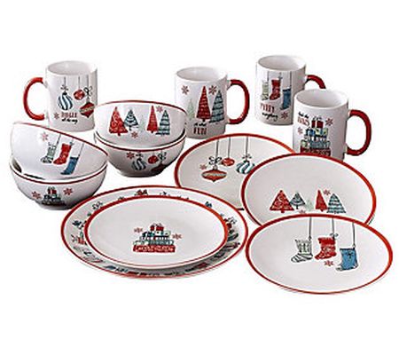 American Atelier 16-Piece Holiday Dinner Set