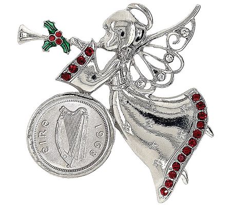 American Coin 3 Pence Irish Coin Angel Holiday rooch