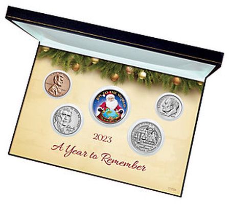American Coin Treasures 2023 Year to Remember S anta Coin Set