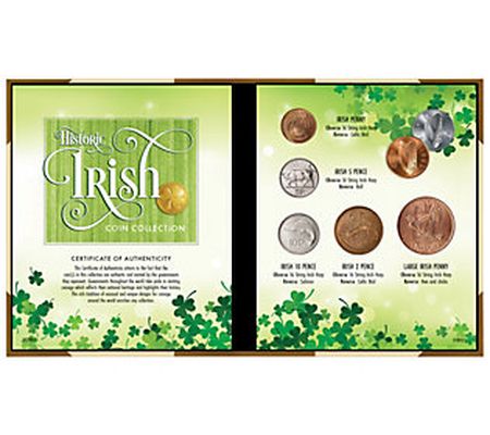 American Coin Treasures Historic Irish 5 Piece Coin Set