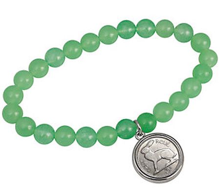 American Coin Treasures Irish Three Pence Coin Bracelet