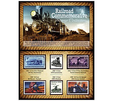 American Coin Treasures Railroad Stamp Collecti on