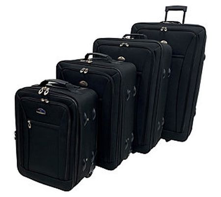 American Flyer Brooklyn 4-Piece Luggage Set