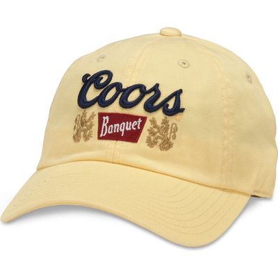 American Needle Coors Ballpark Baseball Cap in Bleached Sun 