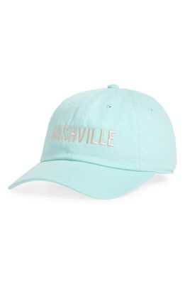 American Needle Nashville Baseball Cap in Seafoam 