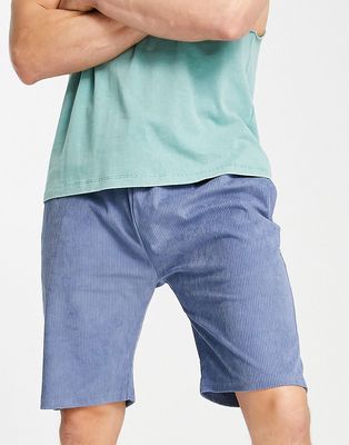 American Stitch corduroy shorts in light blue - part of a set