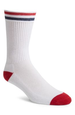 American Trench Kennedy Crew Socks in Classic White