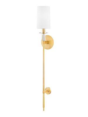 Amherst Steel Wall Sconce - Aged Brass
